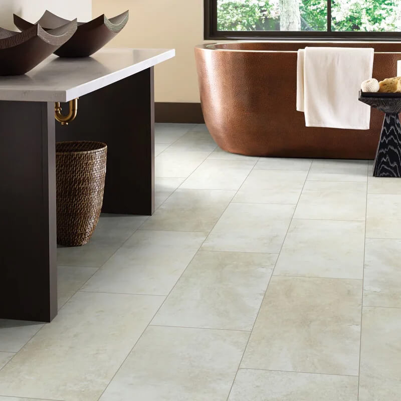 Luxury Vinyl Flooring for Bathrooms: Waterproof and Modern | Great Floors